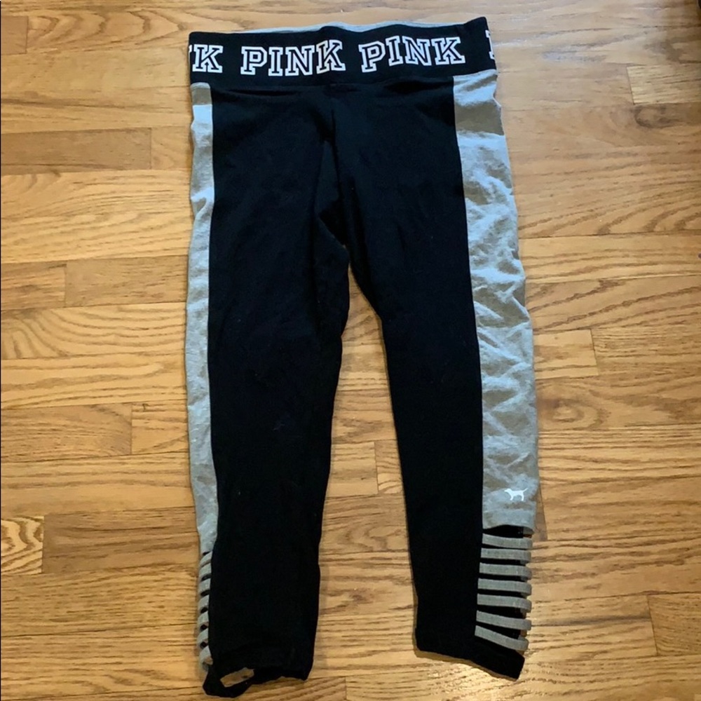 Woman’s pink capris